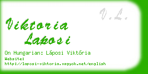 viktoria laposi business card